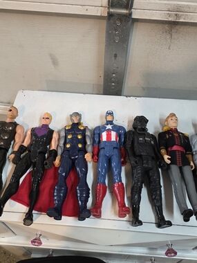 Captain America Action Figure - Blue, Red, White